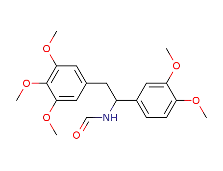 Molecular Structure of 80235-74-1 (N-(1-(3,4-dimethoxyphenyl)-2-(3,4,5-trimethoxyphenyl)ethyl)formamide)