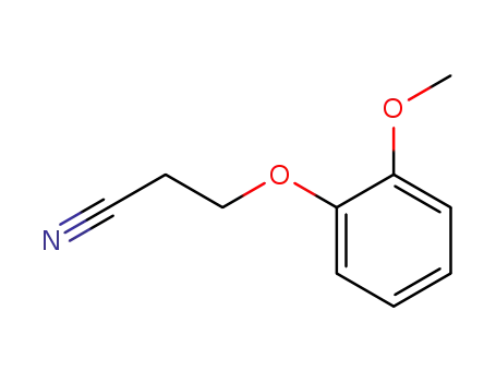 Molecular Structure of 70786-42-4 (3-(2-methoxyphenoxy)propanenitrile)