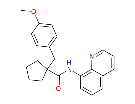 1-(4-methoxybenzyl)-N-(quinolin-8-yl)cyclopentanecarboxamide
