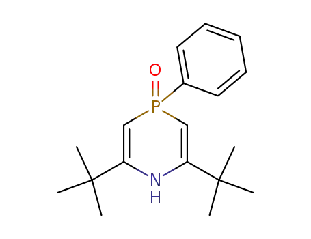 Molecular Structure of 34735-03-0 (2,6-Di-tert-butyl-4-phenyl-1,4-dihydro-1,4-azaphosphinine 4-oxide)