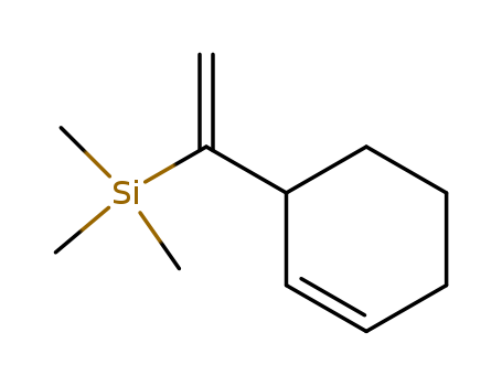 Molecular Structure of 110434-24-7 (Silane, [1-(2-cyclohexen-1-yl)ethenyl]trimethyl-)