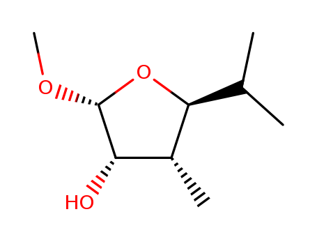 3-FURANOL,TETRAHYDRO-2-METHOXY-4-METHYL-5-(1-METHYLETHYL)-,(2A,3A,4A,5BTA)-