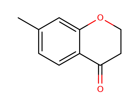 Molecular Structure of 18385-69-8 (7-Methyl-2,3-dihydro-4H-1-benzopyran-4-one)