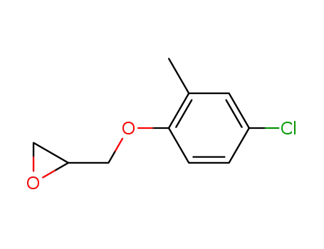 Molecular Structure of 2210-73-3 (2-[(4-chloro-2-methylphenoxy)methyl]oxirane)