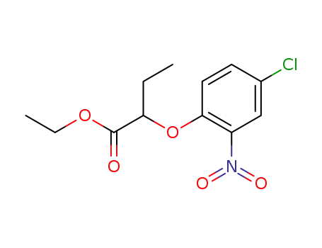 Molecular Structure of 57463-15-7 (2-(4-chloro-2-nitro-phenoxy)-butyric acid ethyl ester)