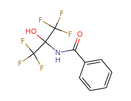Benzamide, N-[2,2,2-trifluoro-1-hydroxy-1-(trifluoromethyl)ethyl]-