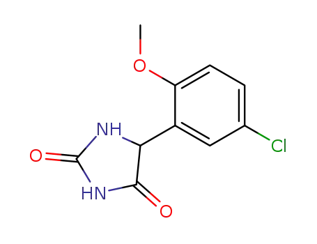 5-(5'-chloro-2'-methoxyphenyl)imidazolidine-2,4-dione