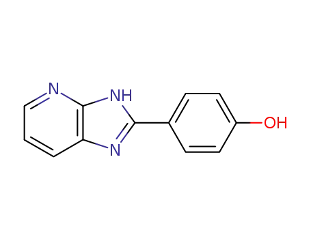Molecular Structure of 53929-92-3 (Phenol, 4-(1H-imidazo[4,5-b]pyridin-2-yl)-)