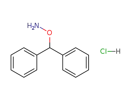 Molecular Structure of 3482-34-6 (O-Benzhydrylhydroxylamine hydrochloride)