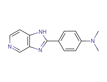Molecular Structure of 80675-86-1 (Benzenamine, 4-(1H-imidazo[4,5-c]pyridin-2-yl)-N,N-dimethyl-)