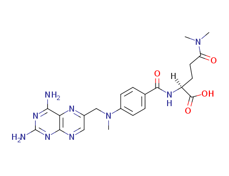 L-Glutamine,N2-[4-[[(2,4-diamino-6-pteridinyl)methyl]methylamino]benzoyl]-N,N-dimethyl- cas  71074-44-7