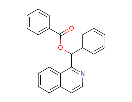 5468-02-0,isoquinolin-1-yl(phenyl)methyl benzoate,