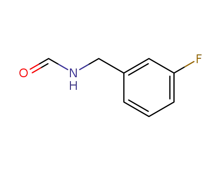 Molecular Structure of 180207-86-7 (Formamide, N-[(3-fluorophenyl)methyl]- (9CI))