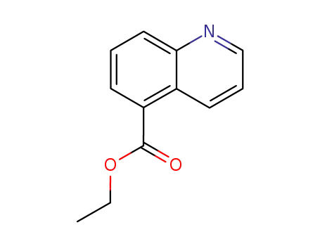 Molecular Structure of 98421-25-1 (ETHYL QUINOLINE-5-CARBOXYLATE)