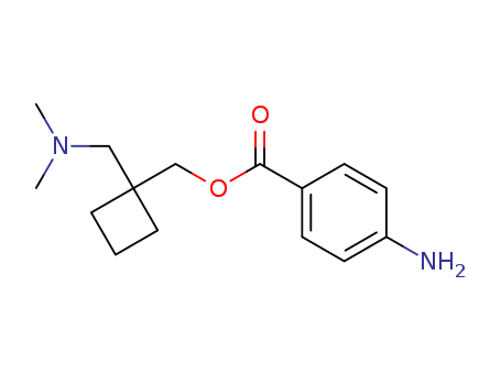 Cyclobutanemethanol,1-[(dimethylamino)methyl]-, 1-(4-aminobenzoate) cas  39943-31-2