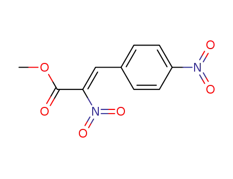 Molecular Structure of 78727-98-7 (2-Propenoic acid, 2-nitro-3-(4-nitrophenyl)-, methyl ester, (Z)-)