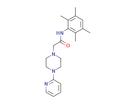 86523-71-9,1-Piperazineacetamide, 4-(2-pyridinyl)-N-(2,3,5,6-tetramethylphenyl)-,