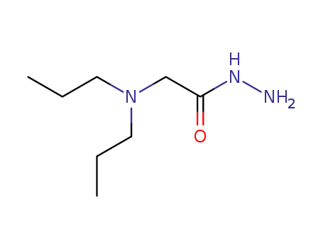 Molecular Structure of 2644-34-0 (N,N-Dipropylglycine hydrazide)
