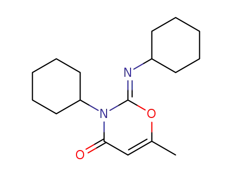 (2Z)-3-cyclohexyl-2-(cyclohexylimino)-6-methyl-2,3-dihydro-4H-1,3-oxazin-4-one