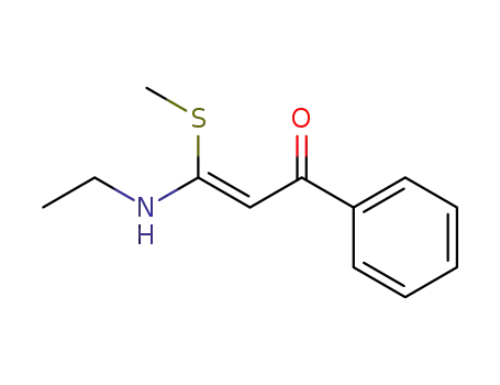 2-Propen-1-one, 3-(ethylamino)-3-(methylthio)-1-phenyl-, (2Z)-