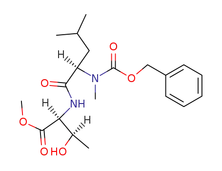 Molecular Structure of 120448-64-8 (<N,N-(benzyloxycarbonyl)-methyl-D-leucyl>-threonine methyl ester)