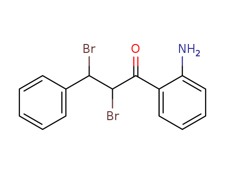 Molecular Structure of 124856-94-6 (1-Propanone, 1-(2-aminophenyl)-2,3-dibromo-3-phenyl-)