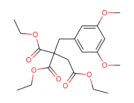 1-<3,5-Dimethoxybenzyl>-aethan-1,1,2-tricarbonsaeure-triaethylester