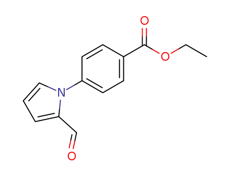 Molecular Structure of 86454-37-7 (4-(2-FORMYL-PYRROL-1-YL)-BENZOIC ACID ETHYL ESTER)