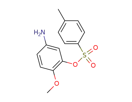 Molecular Structure of 89625-37-6 (Phenol, 5-amino-2-methoxy-, 4-methylbenzenesulfonate (ester))