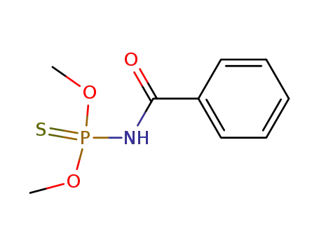 Molecular Structure of 123269-08-9 (N-[dimethoxy(thio)phosphoryl]benzamide)