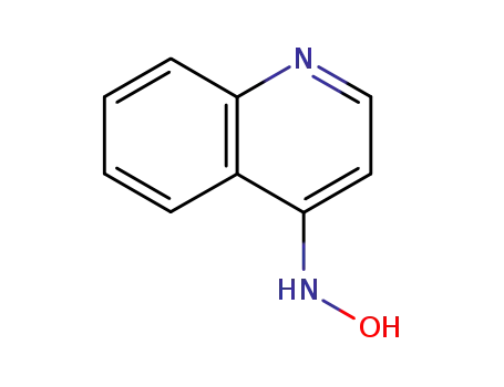 Molecular Structure of 13442-05-2 (N-hydroxyquinolin-4-amine)