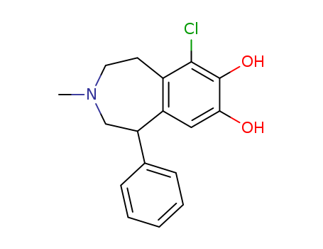 74115-04-1,6-chloro-3-methyl-1-phenyl-2,3,4,5-tetrahydro-1H-3-benzazepine-7,8-diol,SKF 82957