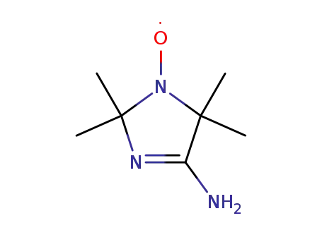 Molecular Structure of 69826-42-2 ((4-AMINO-2.5-DIHYDRO-2,2,5,5-TETRAMETHYL-1H-IMIDAZOL-1-YL)OXY)
