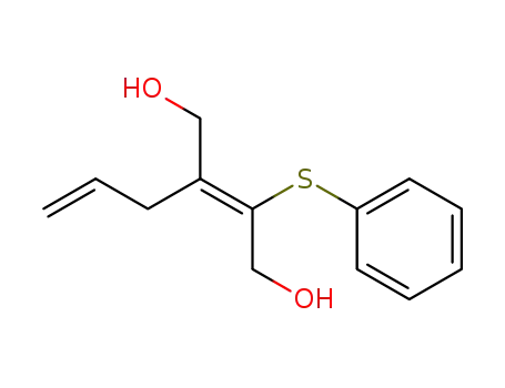 Molecular Structure of 89890-01-7 (2-Butene-1,4-diol, 2-(phenylthio)-3-(2-propenyl)-, (Z)-)