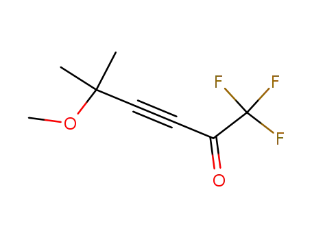Molecular Structure of 141562-02-9 (3-Hexyn-2-one, 1,1,1-trifluoro-5-methoxy-5-methyl-)