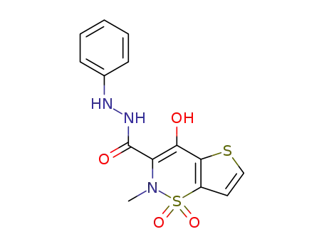 4-hydroxy-2-methyl-2H-thieno[2,3-e][1,2]thiazine-3-carboxylic acid 2-phenylhydrazide 1,1-dioxide