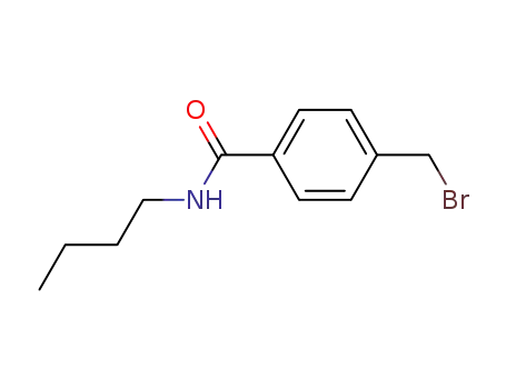 Molecular Structure of 118507-19-0 (Benzamide, 4-(bromomethyl)-N-butyl-)
