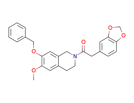 2-Benzo[1,3]dioxol-5-yl-1-(7-benzyloxy-6-methoxy-3,4-dihydro-1H-isoquinolin-2-yl)-ethanone