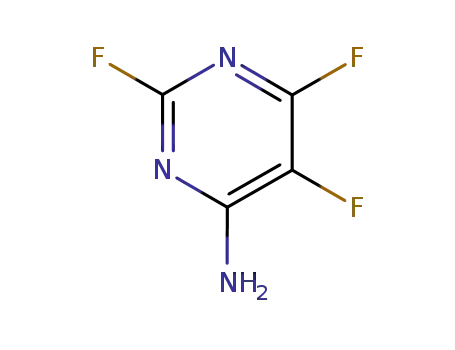 Molecular Structure of 697-85-8 (4-Pyrimidinamine, 2,5,6-trifluoro- (9CI))