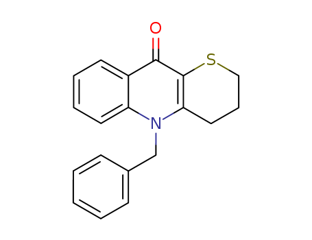 2H-Thiopyrano[3,2-b]quinolin-10(5H)-one,  3,4-dihydro-5-(phenylmethyl)-