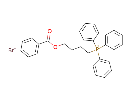 Molecular Structure of 70359-30-7 ((4-(BENZOYLOXY)BUTYL)TRIPHENYLPHOSPHONIUM BROMIDE)