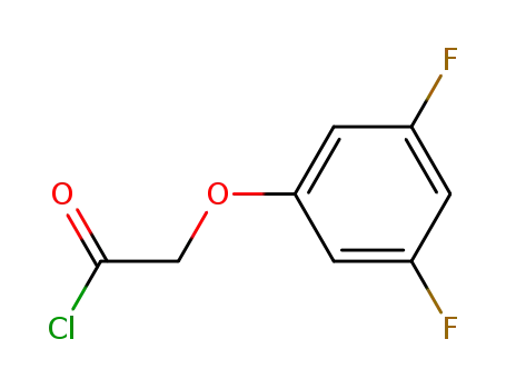 Molecular Structure of 916771-35-2 ((3,5-difluoro-phenoxy)-acetyl chloride)