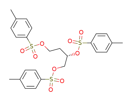Molecular Structure of 99520-83-9 ((S)-1,2,4-TRITOSYL BUTANETRIOL)