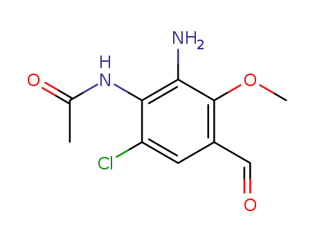 N-(2-Amino-6-chloro-4-formyl-3-methoxy-phenyl)-acetamide