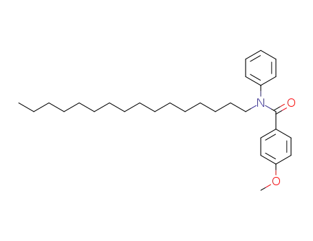 Molecular Structure of 90097-42-0 (Benzamide, N-hexadecyl-4-methoxy-N-phenyl-)