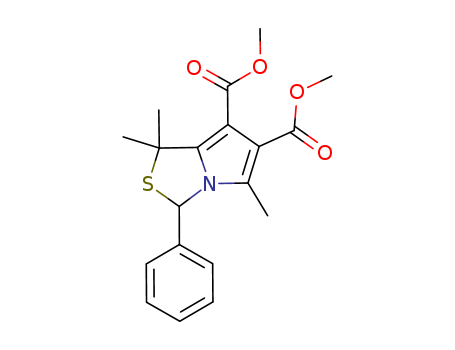1H,3H-Pyrrolo[1,2-c]thiazole-6,7-dicarboxylic acid,1,1,5-trimethyl-3-phenyl-, 6,7-dimethyl ester(929098-68-0)