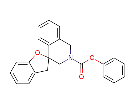 Molecular Structure of 86485-19-0 (N-phenoxycarbonyl-2',3'-dihydrospiro<benzofuran-2(3H),4'(1'H)-isoquinoline>)