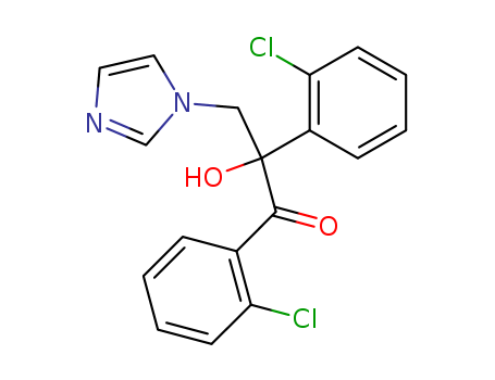 94171-14-9,1-Propanone, 1,2-bis(2-chlorophenyl)-2-hydroxy-3-(1H-imidazol-1-yl)-,1,2-bis(2-chlorophenyl)-2-hydroxy-3-imidazol-1-yl-propan-1-one;
