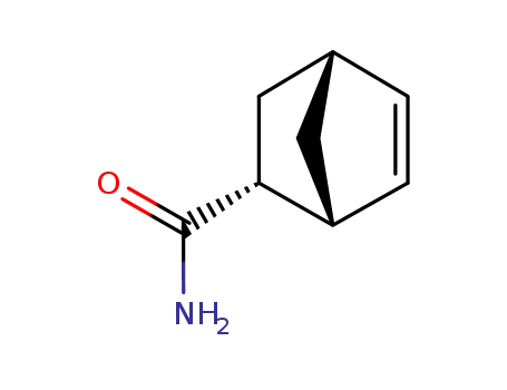 Molecular Structure of 51757-85-8 (Bicyclo[2.2.1]hept-5-ene-2-carboxamide, (1R,2R,4R)-rel- (9CI))