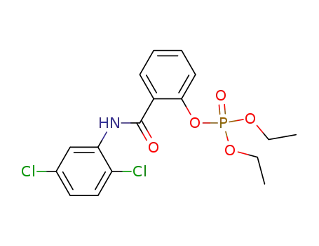 O-diethoxyphosphoryl-2',5'-dichlorosalicylanilide